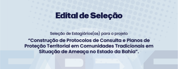 Edital de Seleção Administração